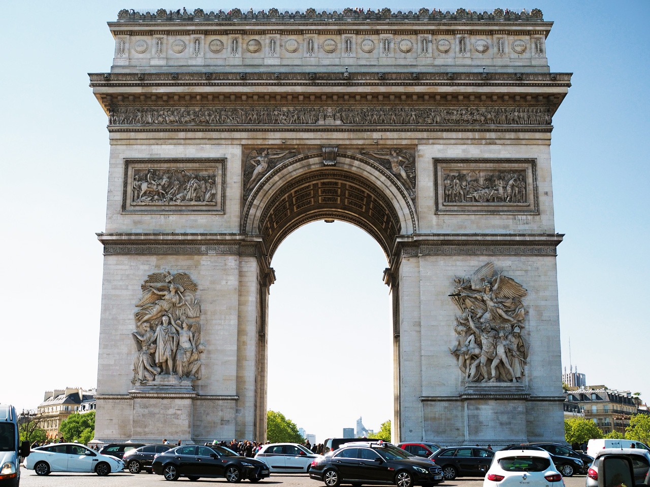 View From Arc de Triomphe